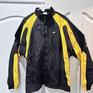 Men’s size XL Nike NOCTA Drake Black Yellow woven track jacket limited edition